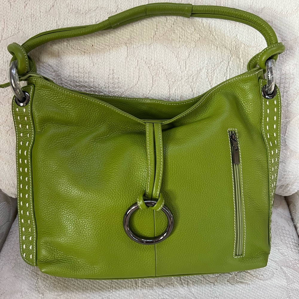 New Italian Leather Shoulder Bag